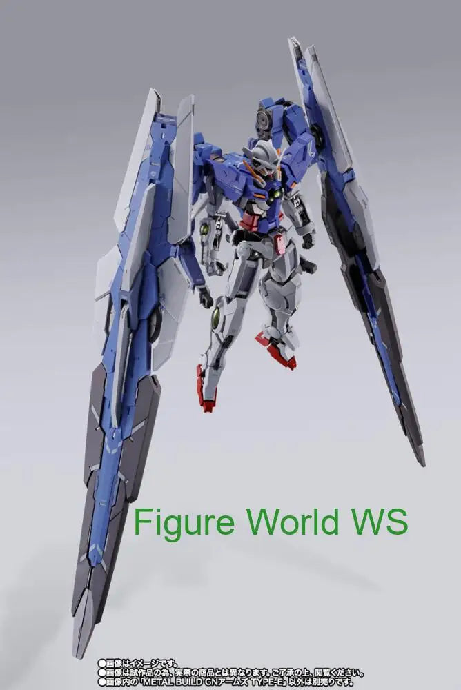 BANDAI Mobile Suit Gundam 00  METAL BUILD GN ARMS TYPE-E GN+GNR-001E GUN-001+GNR-001E GN ARMOR TYPE-E   Authentic  Figure Model