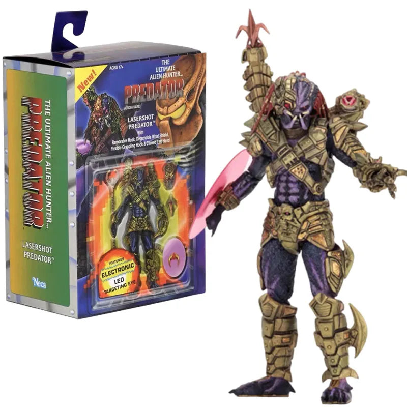 NECA The Predator Figure Ultimate Alien Hunter Action Figuras Manga Figurine Toys Anime 7-Inch Movable Model Doll Gift Original