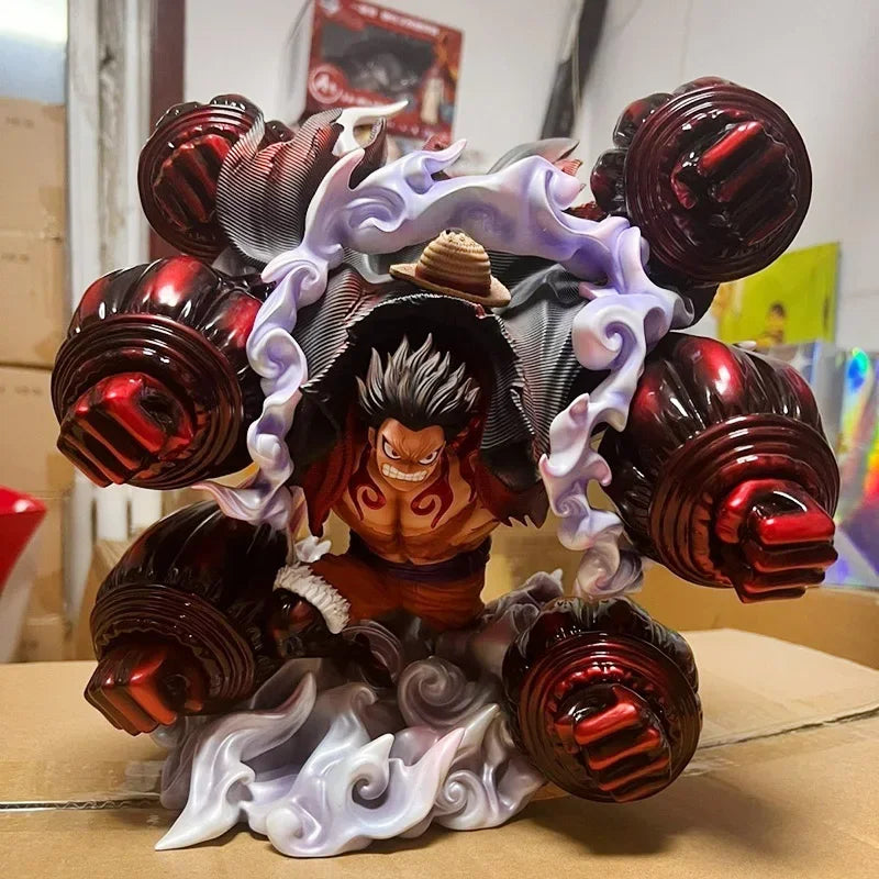 29cm Luffy One Piece Figure Gear 4 Monkey D. Luffy Action Figures Sky Painting Anime PVC Collection Statue Model Ornamen Toys