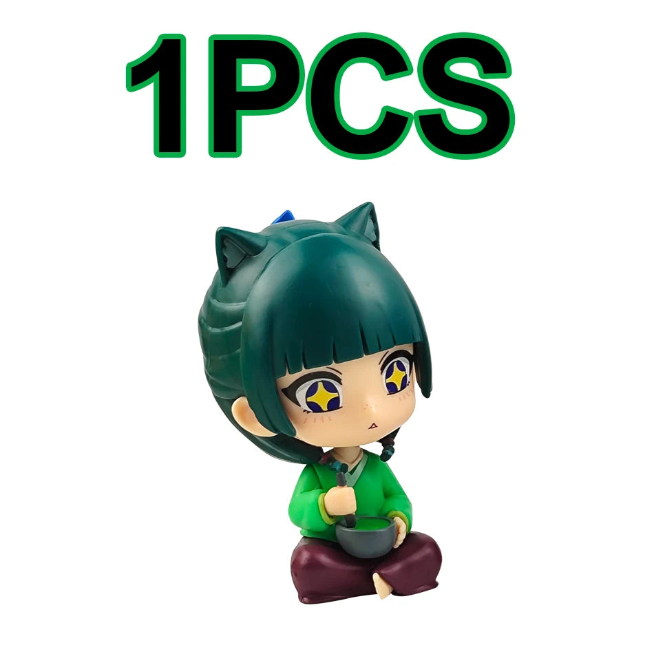 Q Version The Apothecary Diaries Maomao Jinshi Mini Figure Anime Periphery Kawaii Sitting Toys Desktop Car Ornaments Model Gifts