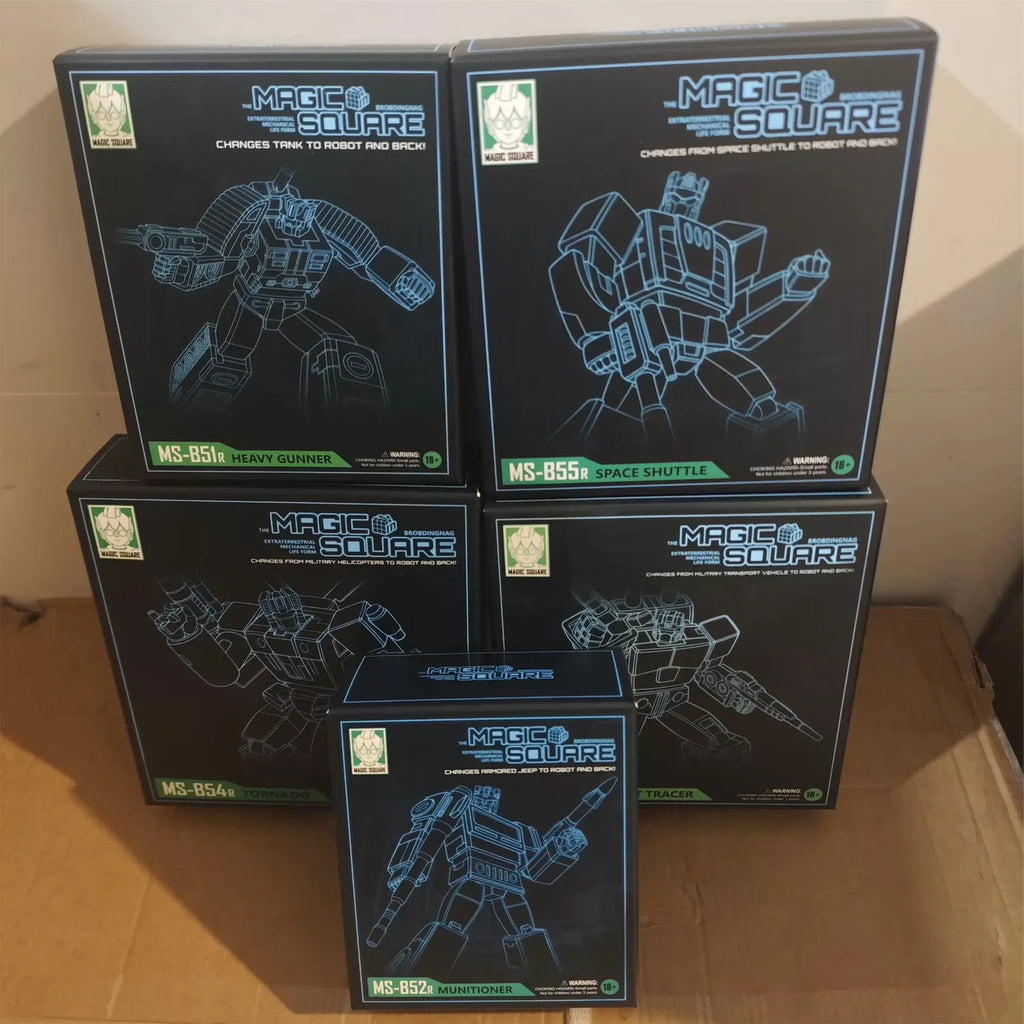 In Stock Magic Square G1 Bruticus Onslaught Brawl Blast Off Swindle Vortex Movable Model Toys MS-TOYS MS-B51-55 5 in 1