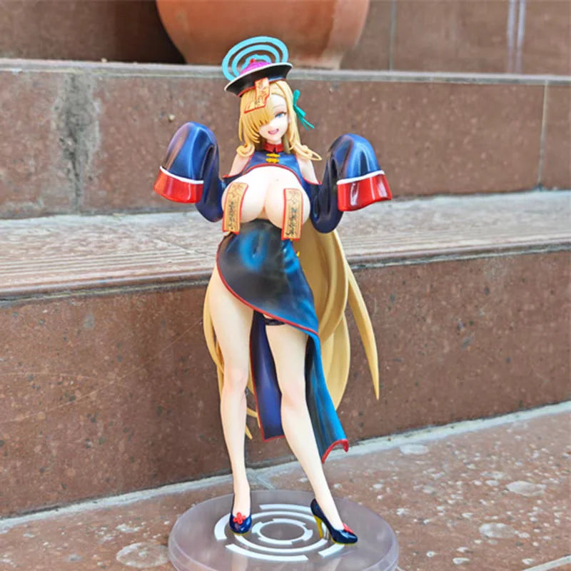 【In Stock】Blue Archive Asuna Ichinose Zombie Girl Gk Action Figure Game Anime Model Collectible Toy Computer Case Desktop Decor