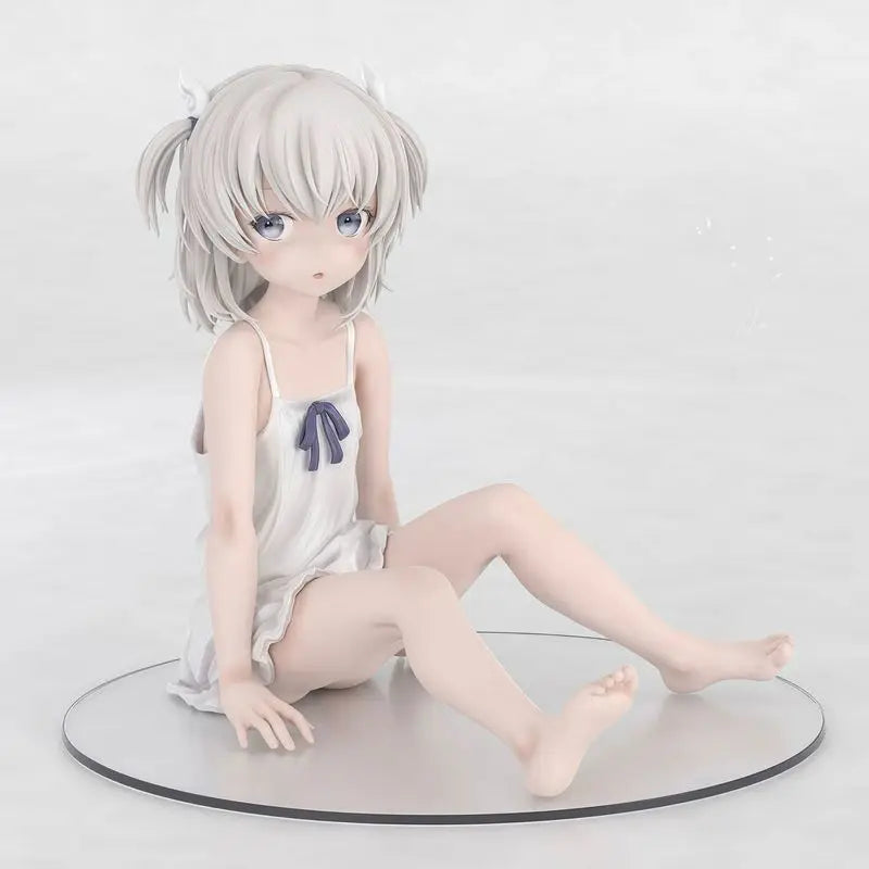Lonely Rock Girl Gotoh Hitori Cute Sitting Figure Chino Mashiro Anime Beauty Model Car Pc Case Desktop Ornament Collectible Gift