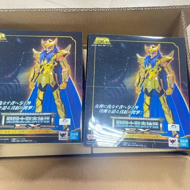 In Stock Original Bandai Saint Seiya EX2.0 Saint Cloth Myth Scorpio Movable Figure Toy Gifts for Children