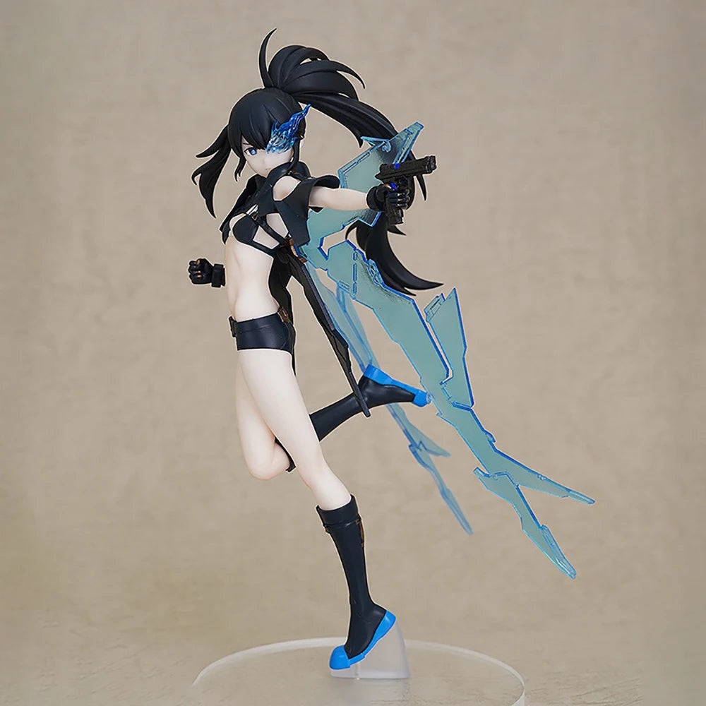 100% Original in Stock Good Smile Company Pop Up Parade BlackRock Shooter: Dawn Fall Black  Rock Shooter Anime Figure Model
