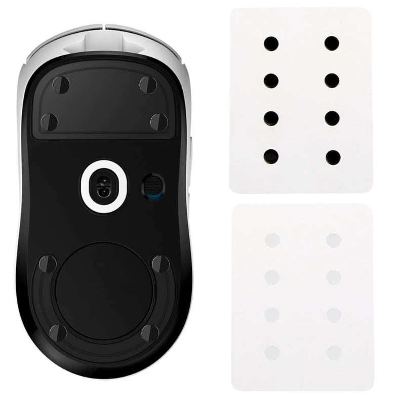 Glass Mouse Feet Gaming Mouse DIY Universal Dot Glides Upgraded Fast Smooth Mouseapad F19E