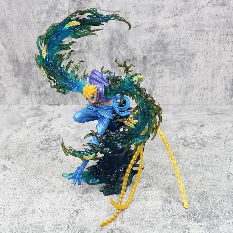 33CM Anime One Piece Whitebeard Pirates Marco Flying Ver. PVC Actionfigur Statue Sammlung Modell Kinderspielzeug Puppengeschenke