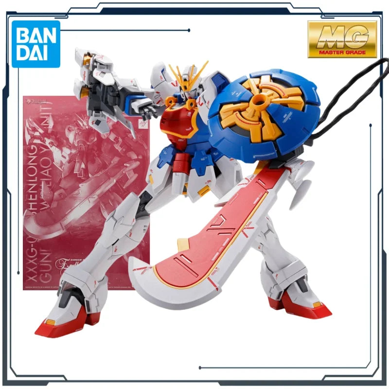 BANDAI Original MG Web-exclusive Version Series SHENLONG GUNDAM EW (LIAOYA UNIT) 1/100 Anime Assembly Model Toys Gift for Boys