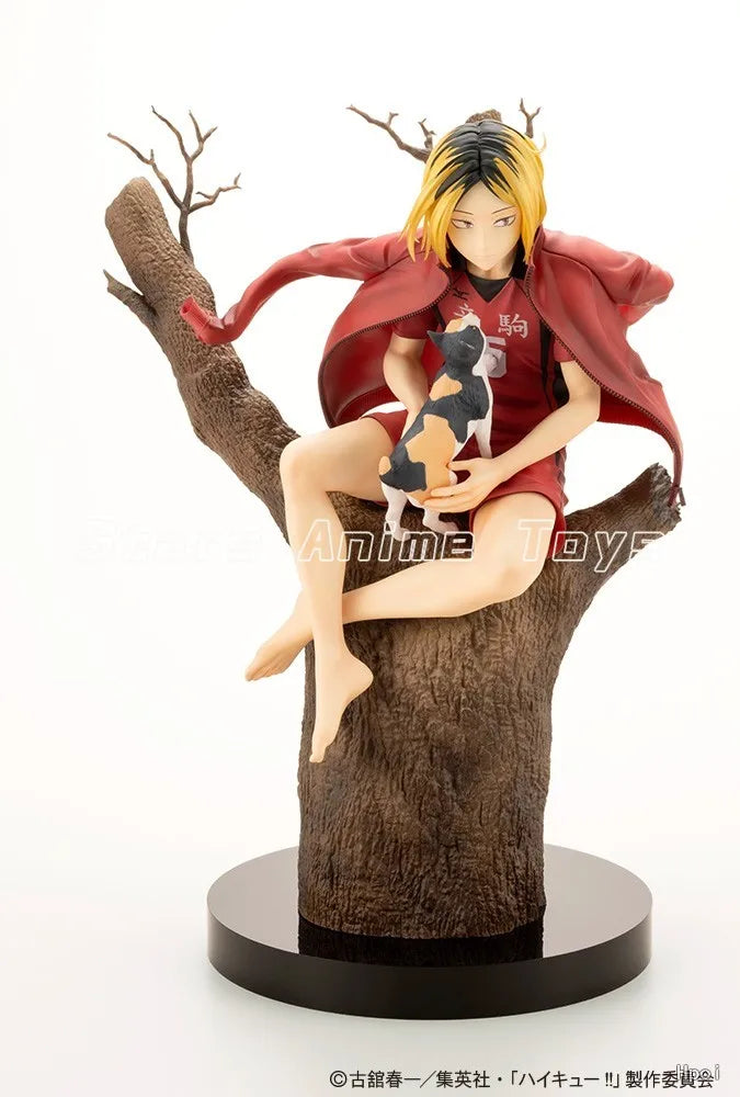 Original Kotobukiya ARTFX J Haikyuu!! Kozume Kenma Animation Figure Collection Ornaments Model Toy