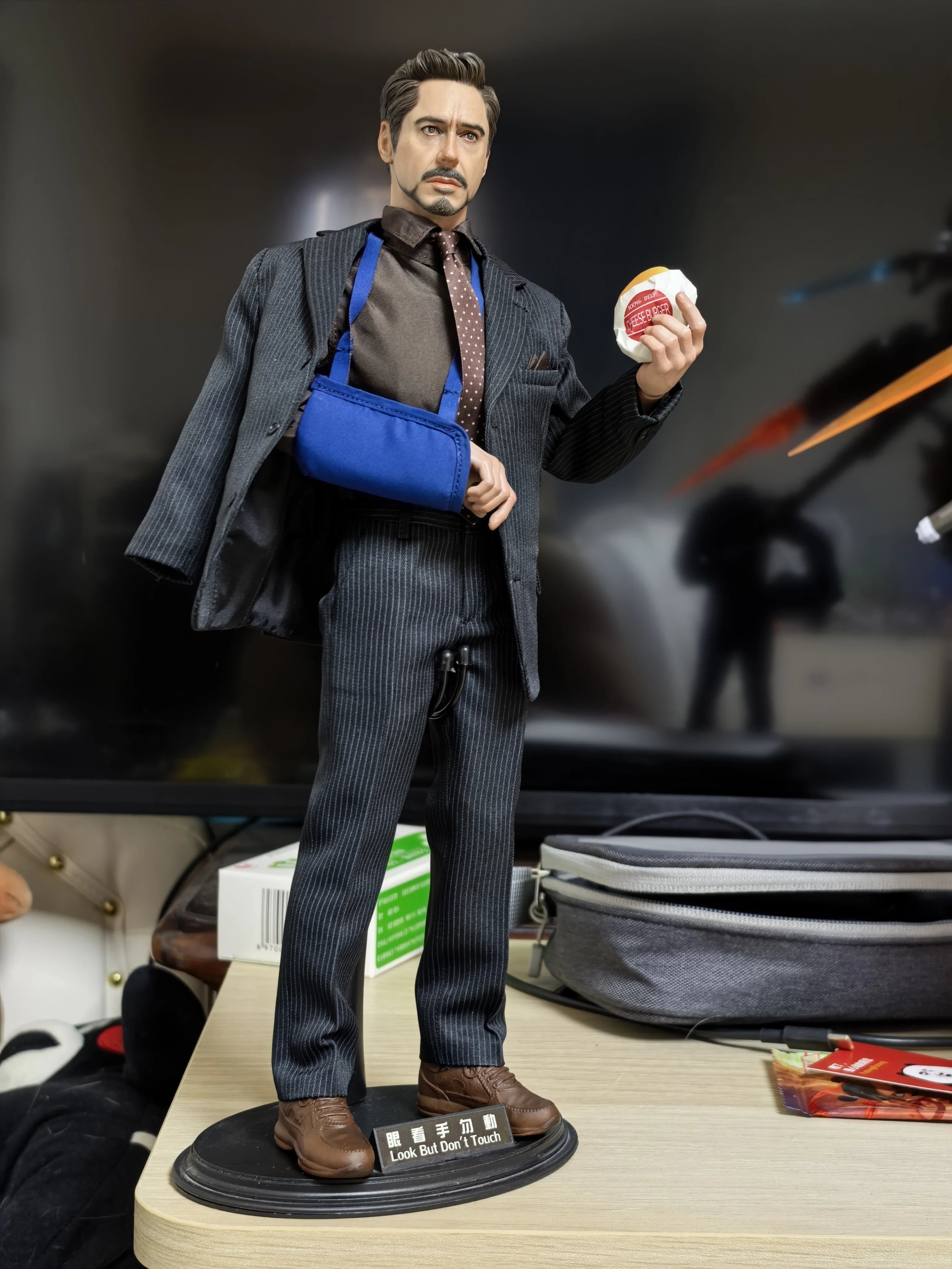 Kento Studio 1/6 k004 Tony Striped Suit Set Model Fit 12inches Figure