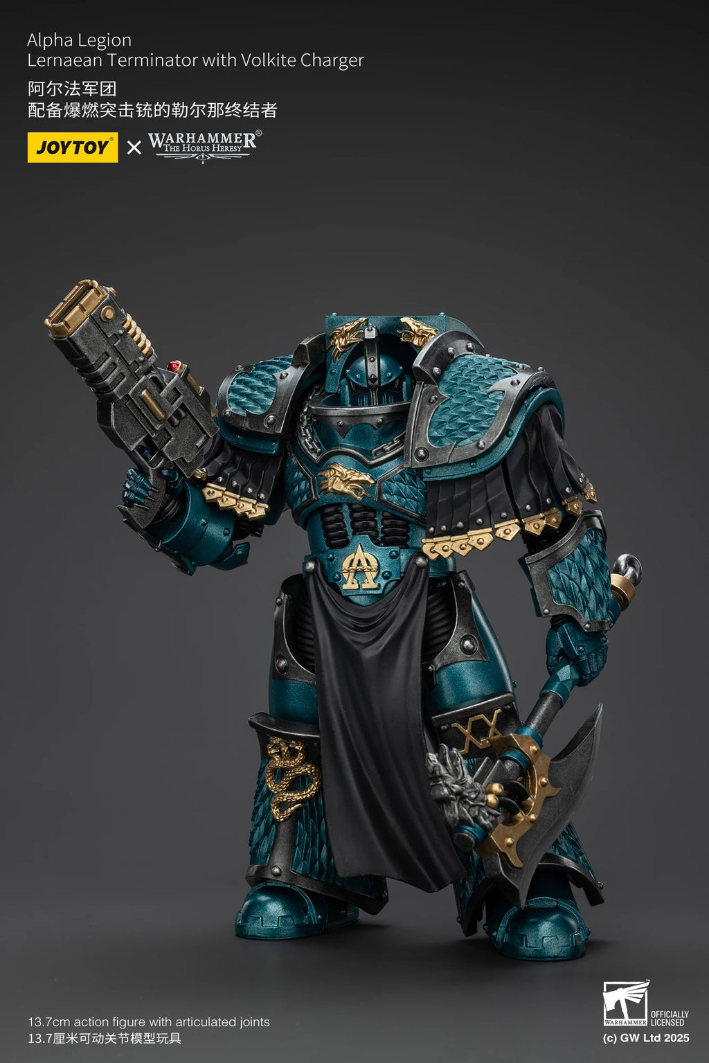 【In Stock】JOYTOY Warhammer 40K Alpha Legion 1/18 Action Figure Model Toy Gift
