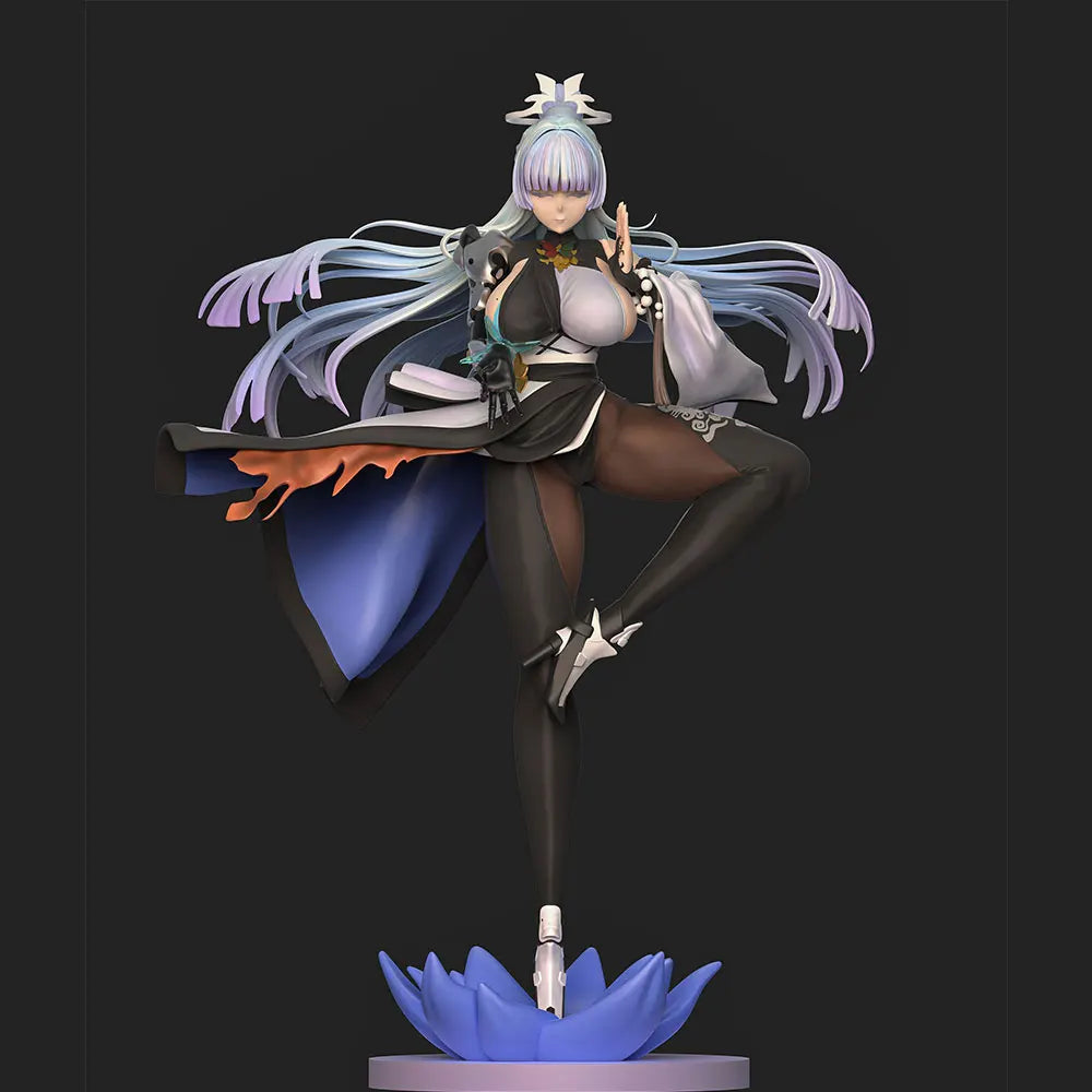 75mm100mm120mm150mm Anime Character Statue GK Miniature 3D Printed Gray Model Figurine DIY Doll Model Unassembled And Unpainted