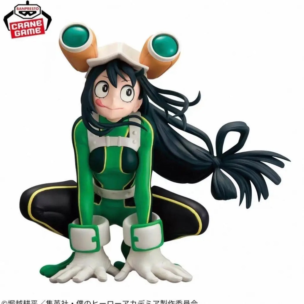 Bandai BANPRESTO My Hero Academia Asui Tsuyu Action Figure PVC Collectible Model Toy Gift GLITTER&GLAMOURS Original