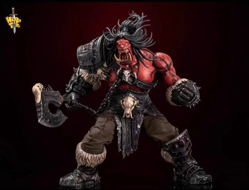 In Stock Herotoys Red Limited Edition Horde Warchief Old Roar Grommash Hellscream