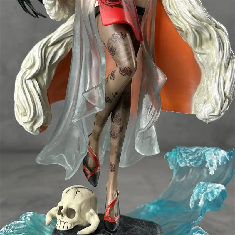 36cm One Piece Boa Hancock Gk Figure Sexy Cheongsam Style Statue Desktop Display Figurine Collectible Toy Gift For Anime Fans