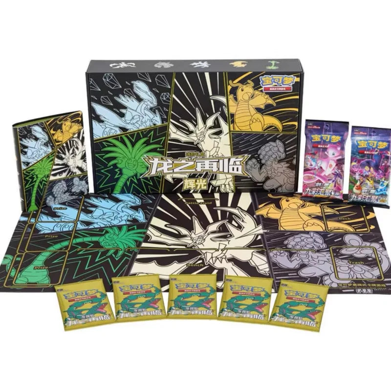 Original PokéM0n Trading Ptcg Cards Game Simplified Chinese 8.0 Charizard Vstar Mewtwo Collect Suit Gift Box Child Gift In Stock