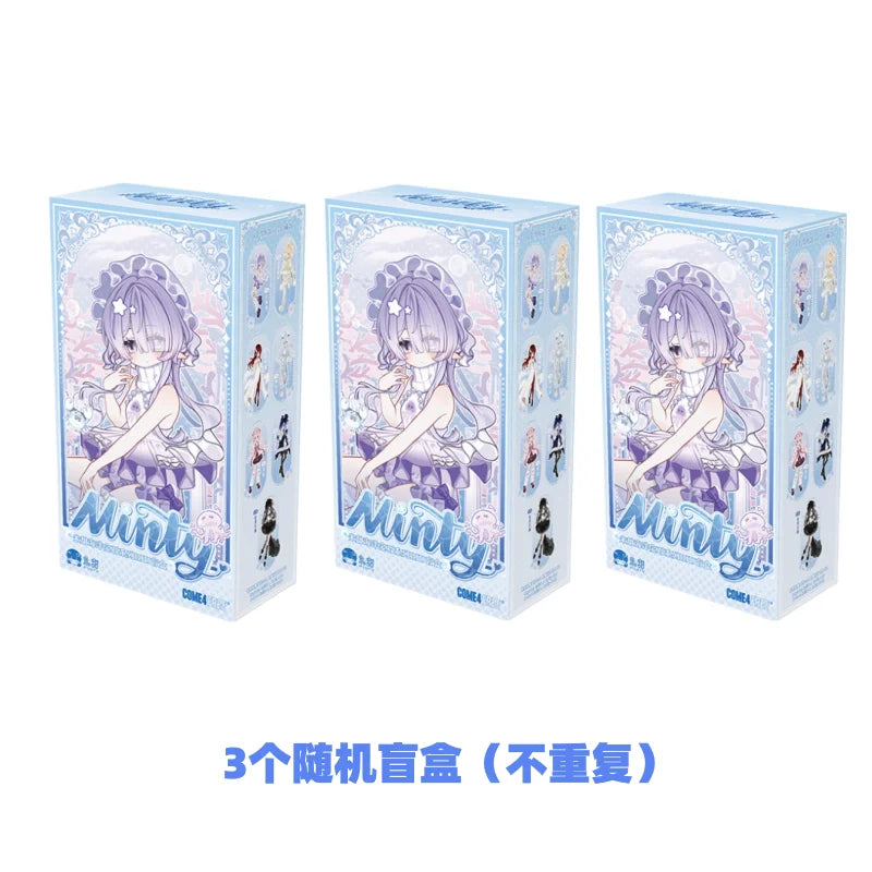 Genuine Come4free Minty 1/8 Bjd Ocean Gem Series Blind Box Articulated Action Figure 8 Point Bjd Model Collectible Toy Play Gift