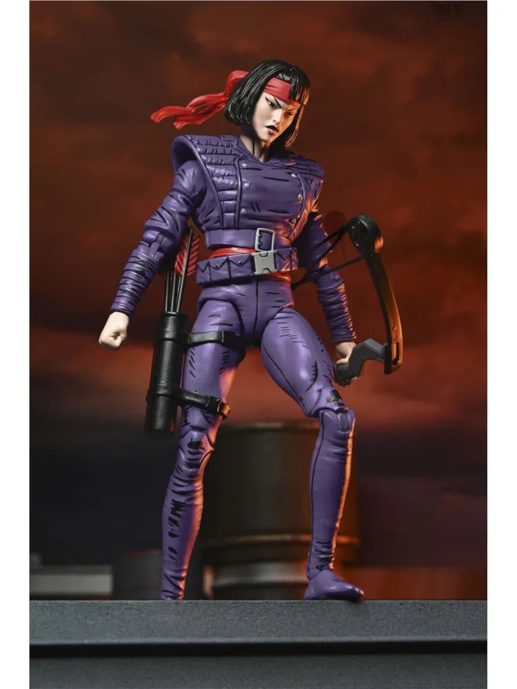 NECA 54599 Teenage Mutant Ninja Turtles (Mirage Comics) Action Figure Karai Mercenary 18 cm Gift Original Model Doll Toys TMNT