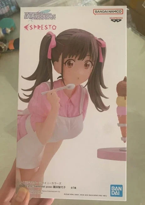 Bandai Original THE IDOLM@STER SHINY COLORS CHIYOKO SONODA Ice Cream Action Figure Collectibles Model Desktop Ornaments