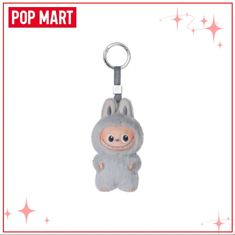 POPMART Чудовищата Лабубу V4 Pin for Love Series Blind Box Vinyl Face Plush Doll Visual Keyring Toy Коледни подаръци