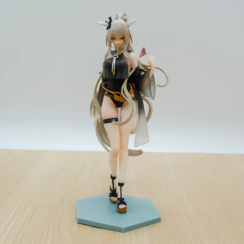 17cm Arknights Angelina Anime Game Figure Shining Summer Time Action Figure Amiya/Texas Figurine Sexy Collectible Model Doll Toy