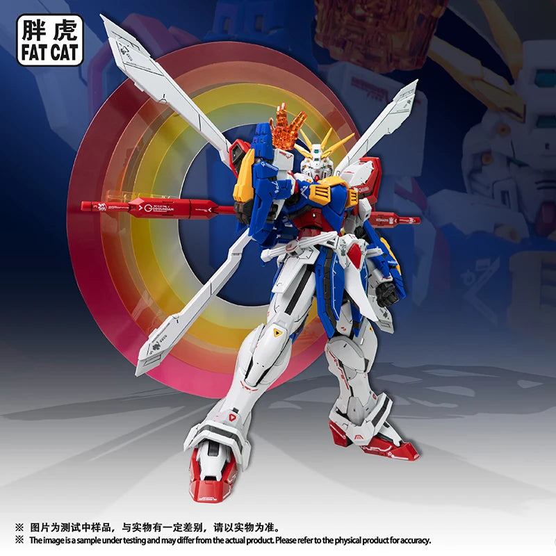 Fat Cat 002 God Mecha 1/100 RG Assembly Model Kit Action Figure Mecha Plastic Models Collection Collectible Anime Figurine Toys