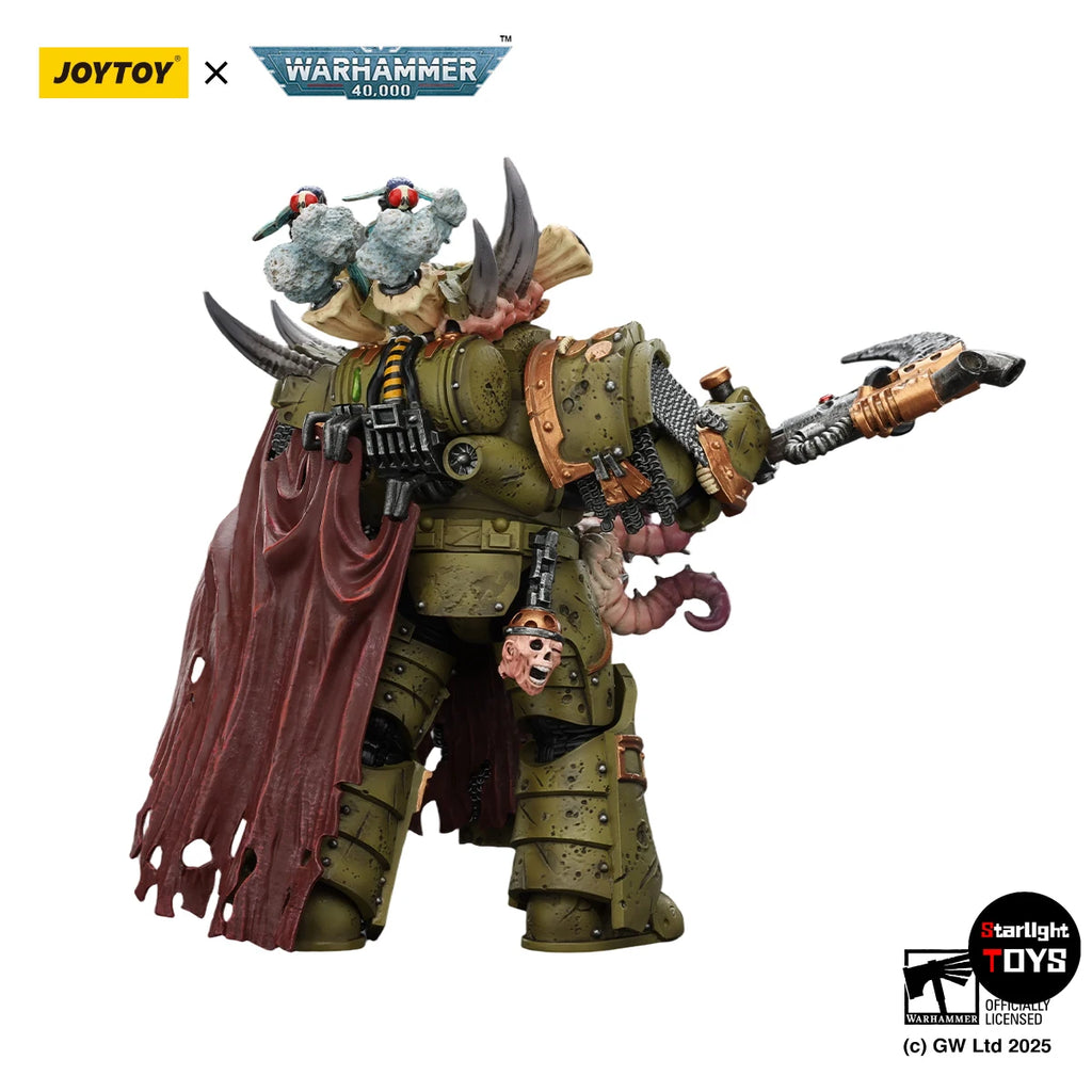 JOYTOY Warhammer 40K Death Guard Deathshroud Terminator 2 Manreaper and Plaguespurter Gauntlets Toy Model