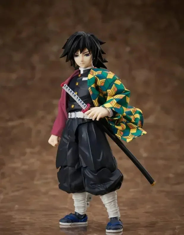 100 % Original Aniplex BUZZmod Giyu Tomioka Kimetsu No Yaiba Demon Slayer Actionfiguren Modell Spielzeug Brinquedos Figura 1/12