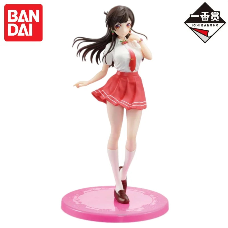 В наличност Bandai Original Ichiban Kuji Vol 5 Rent A Girlfriend Mizuhara Chizuru екшън фигурка модел кукла чисто нова в кутия.