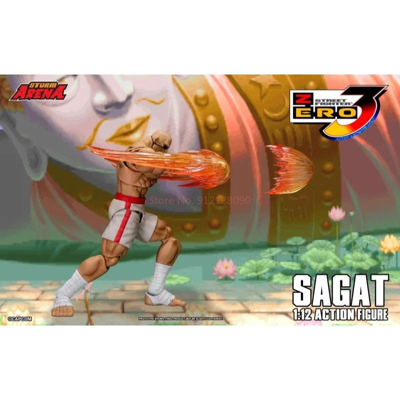 Storm Toys Original Street Fighter Zero 3 Sagat Limited Edition 1/12 Action Figure Model Desktop Collection Ornament Toys Gifts