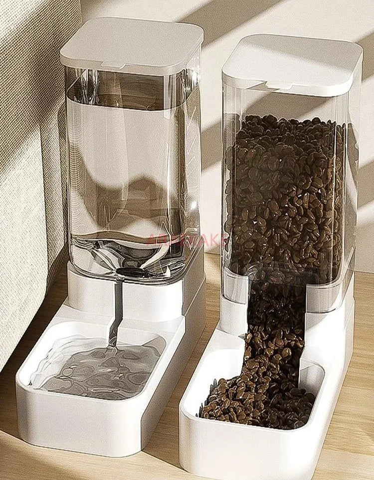 Automatischer Wasserspender für Hunde, kein nasser Mund, Kippschutz, Wasser zum Füttern, fließendes Wasser, nicht an Haustierprodukte angeschlossen