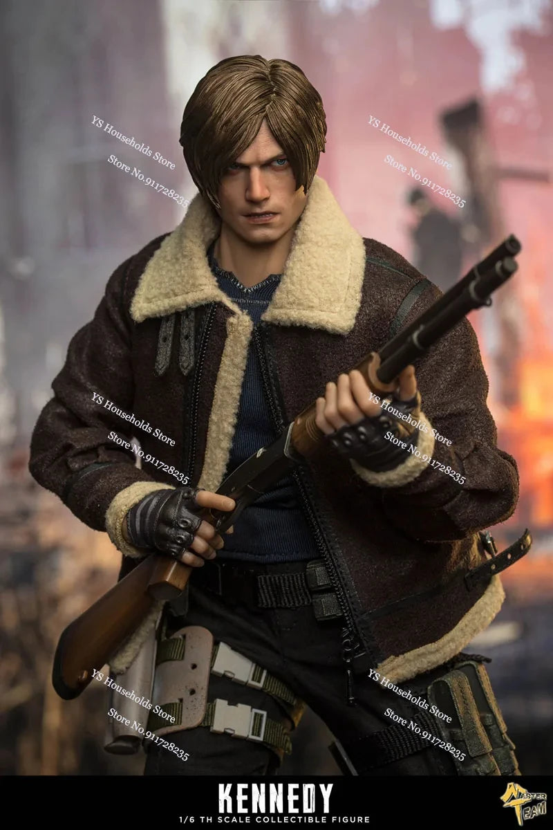 MTTOYS017 Pre-sale 1/6 Collectible Leon Kennedy Action Figure Separate Rolling Eyes Head Design 12" Man Soldier Model Gifts