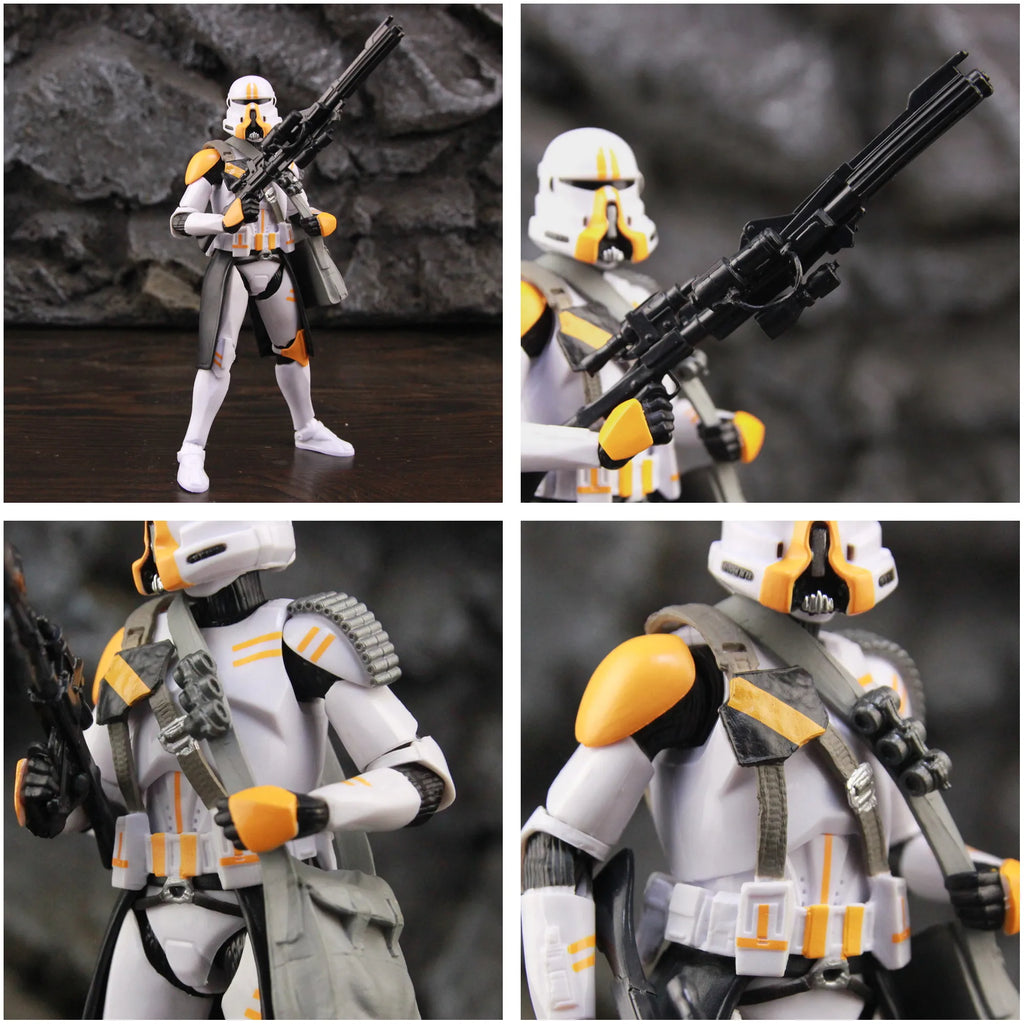 Star Wars 212th Attack Battalion 2nd Airborne Company Sniper Trooper 6" Action Figure Custom Doll Model Clone Toys