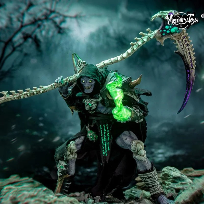 1/12 Scale Anime Memory Action Figure Necromancer Baron Salman Soldier Adventurer World Little Devil Model Collectible Gift Toy