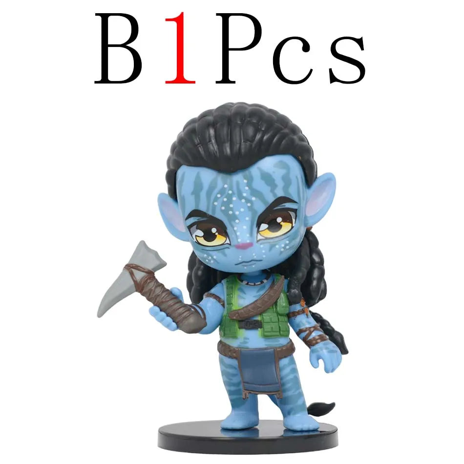 New popular Avatar: Fire and Ash cute Q-version figurine Jake Sully Neytiri PVC Figure Model Toys birthday gift Christmas gift
