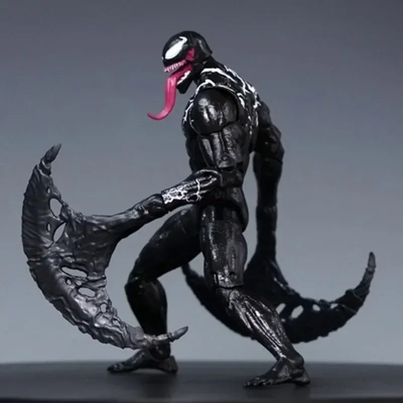 New Marvel Venom Shf Legends 20cm Action Figure Joint Movable Toys Change Face Statue Model Doll Collectible For Toy Gift