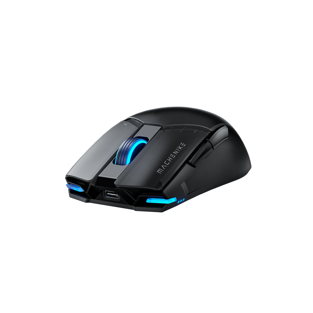 Геймърска мишка Machenike M7 Pro, USB, кабелна, 2.4GHz, безжична, PAW3395, 26000DPI, 650IPS, 7 бутона, 74g RGB, за лаптоп, компютър, геймърска