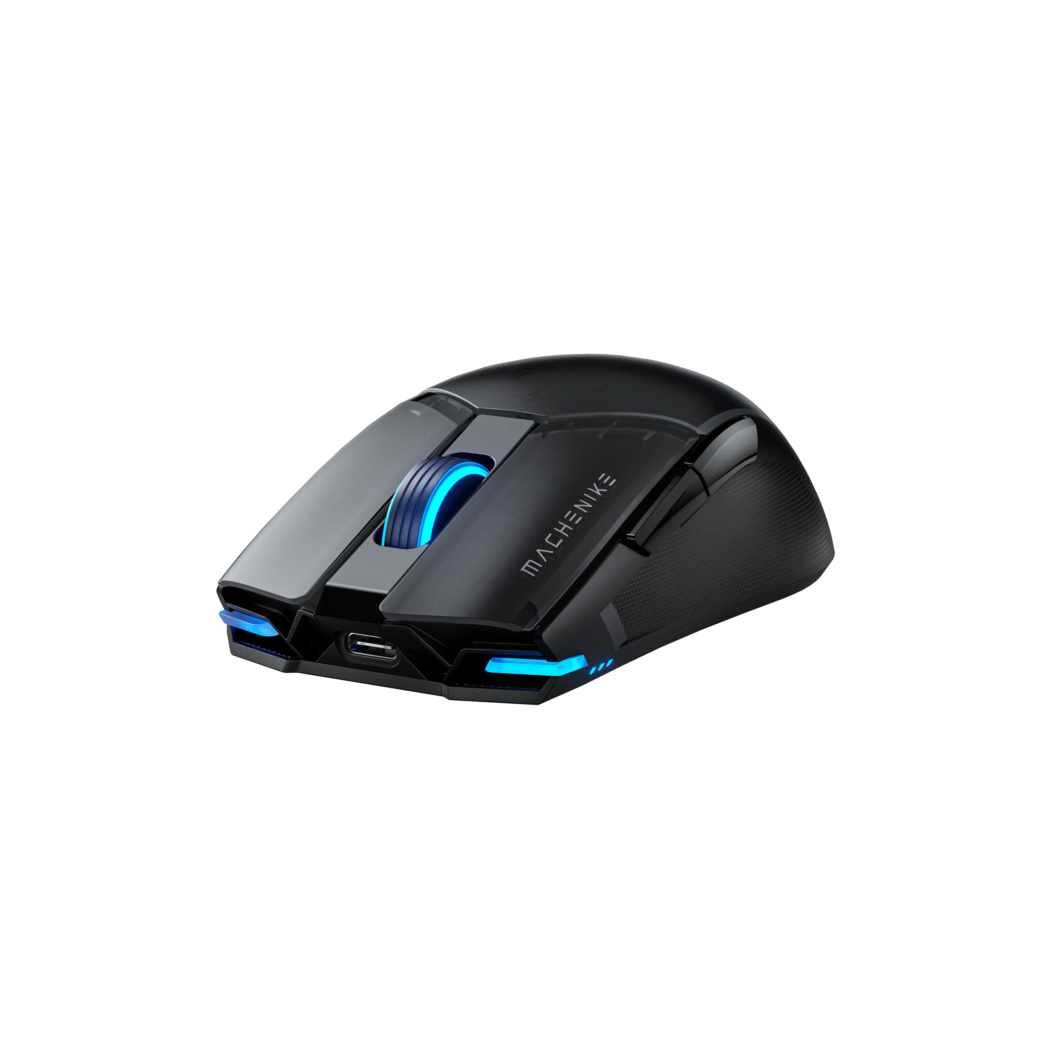 Геймърска мишка Machenike M7 Pro, USB, кабелна, 2.4GHz, безжична, PAW3395, 26000DPI, 650IPS, 7 бутона, 74g RGB, за лаптоп, компютър, геймърска