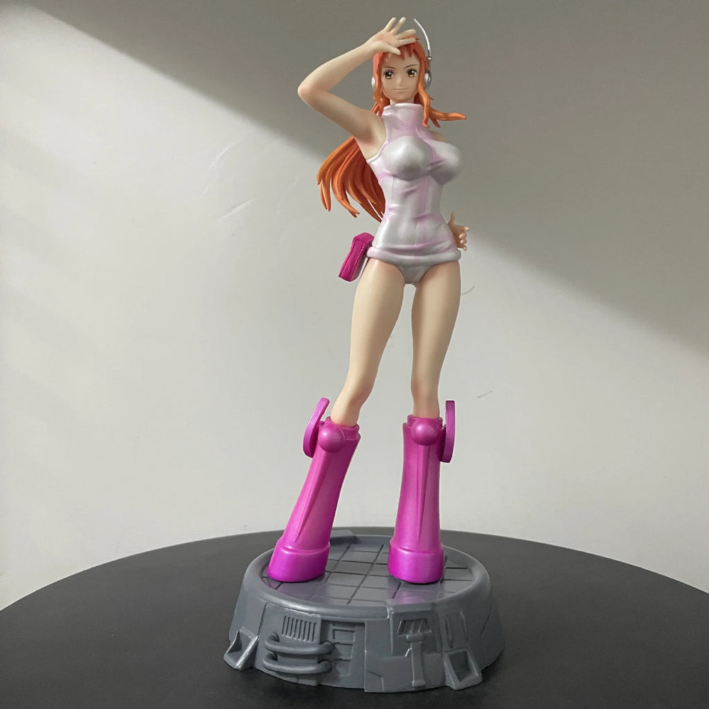 One Piece Strohhutpiraten PVC-Figuren Luffy Zoro Nami Usopp Robin Sanji Statue Schreibtischdekoration Geschenk