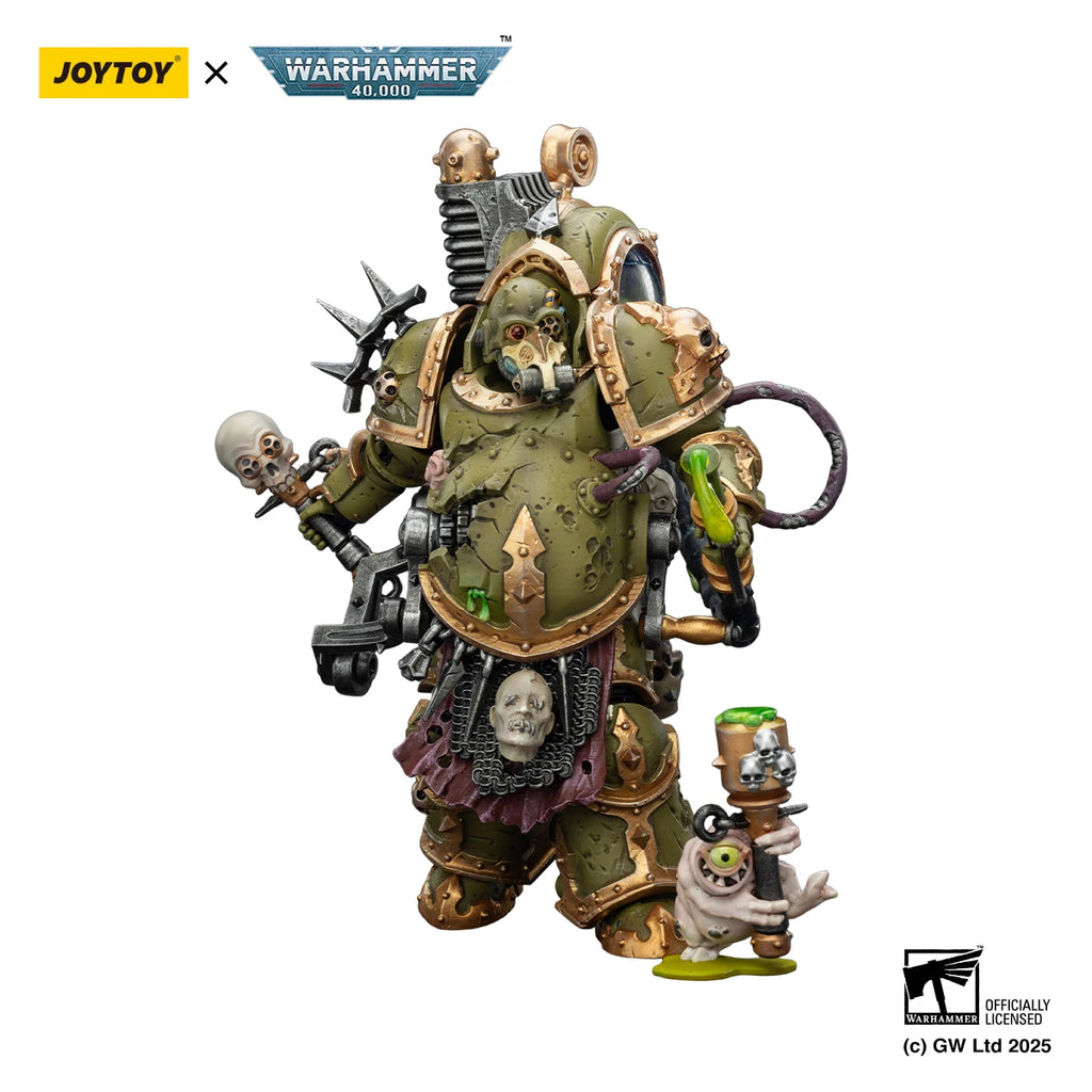 【Pre-sale】JOYTOY Warhammer 40K Death Guard Foul Blightspawn with Plague Sprayer 1/18 Action Figure  Toy