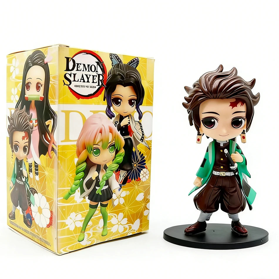 Demon Slayer Action Figurine - Kimetsu No Yaiba Kamado Tanjirou Nezuko Agatsuma Zenitsu PVC Model Doll Anime Collectible Toys
