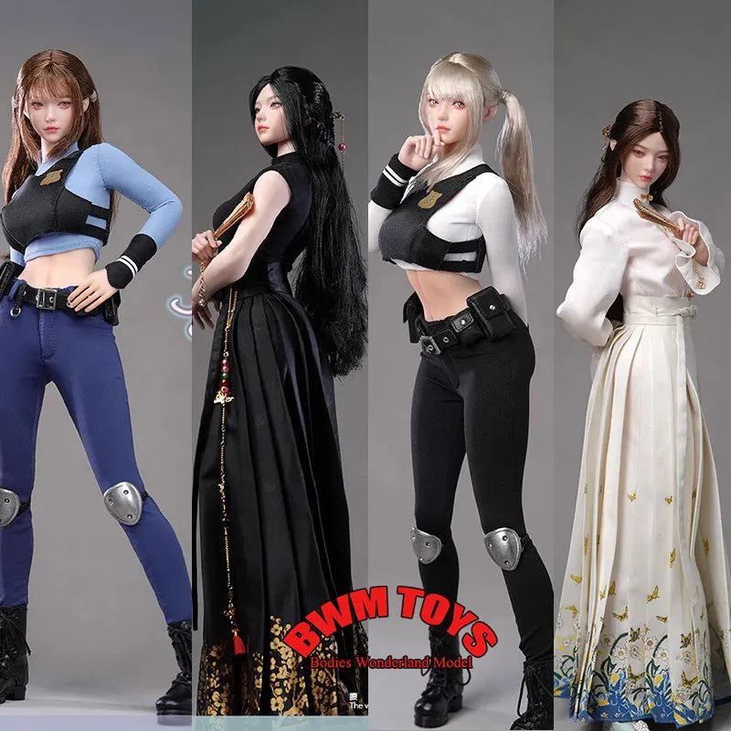 In Stock I8TOYS I8-C010 1/6 Scale Female Soldier Rabbit Police Uniform Clothes Set With Movable Eye Head For 12'' Action Figure