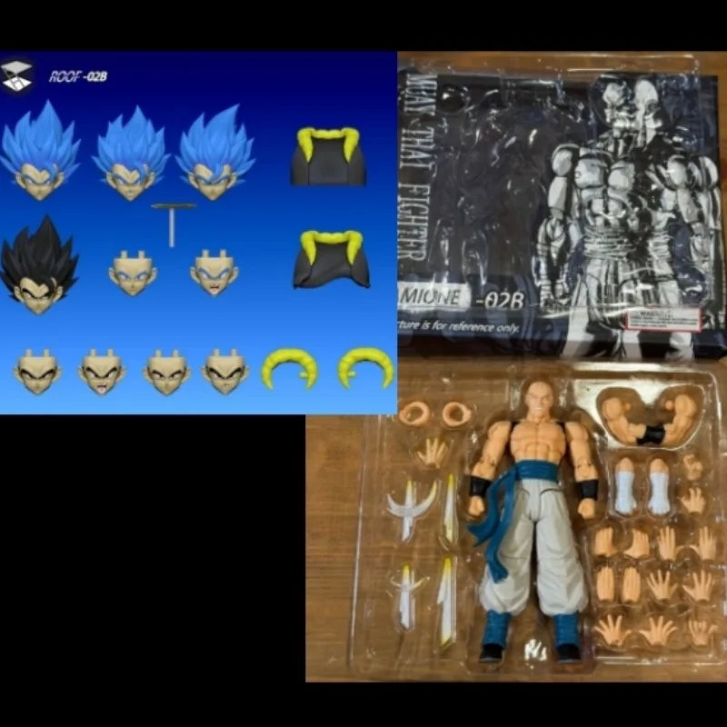 Tonsenarttoys Kamione Dragon Ball Z SHF Super Saiyan SSJ SSJ2 Gogeta Son Goku Trunks Anime Action Figures Toys Models Gift