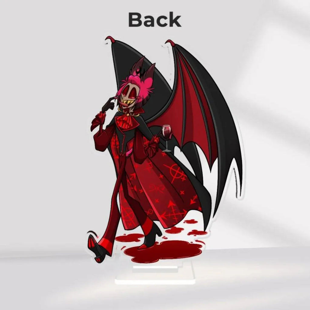 Acrylic Standing Plates 15cm Acrylic Standing Plates for Kimono version Hazbin Hotel Alastor 3 Vees Charlie Desktop Ornament