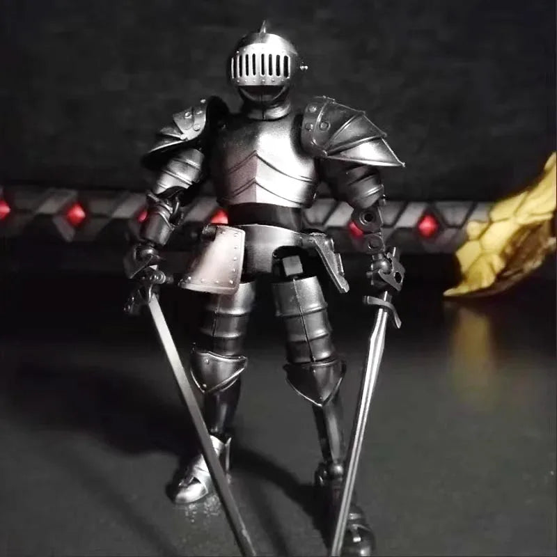 Medieval Knight  Lucky 13 Doll Figure Movable Joint Puppet Joint Building Block 3D Assembled Boy Toys Gifts Building Blocks Kids