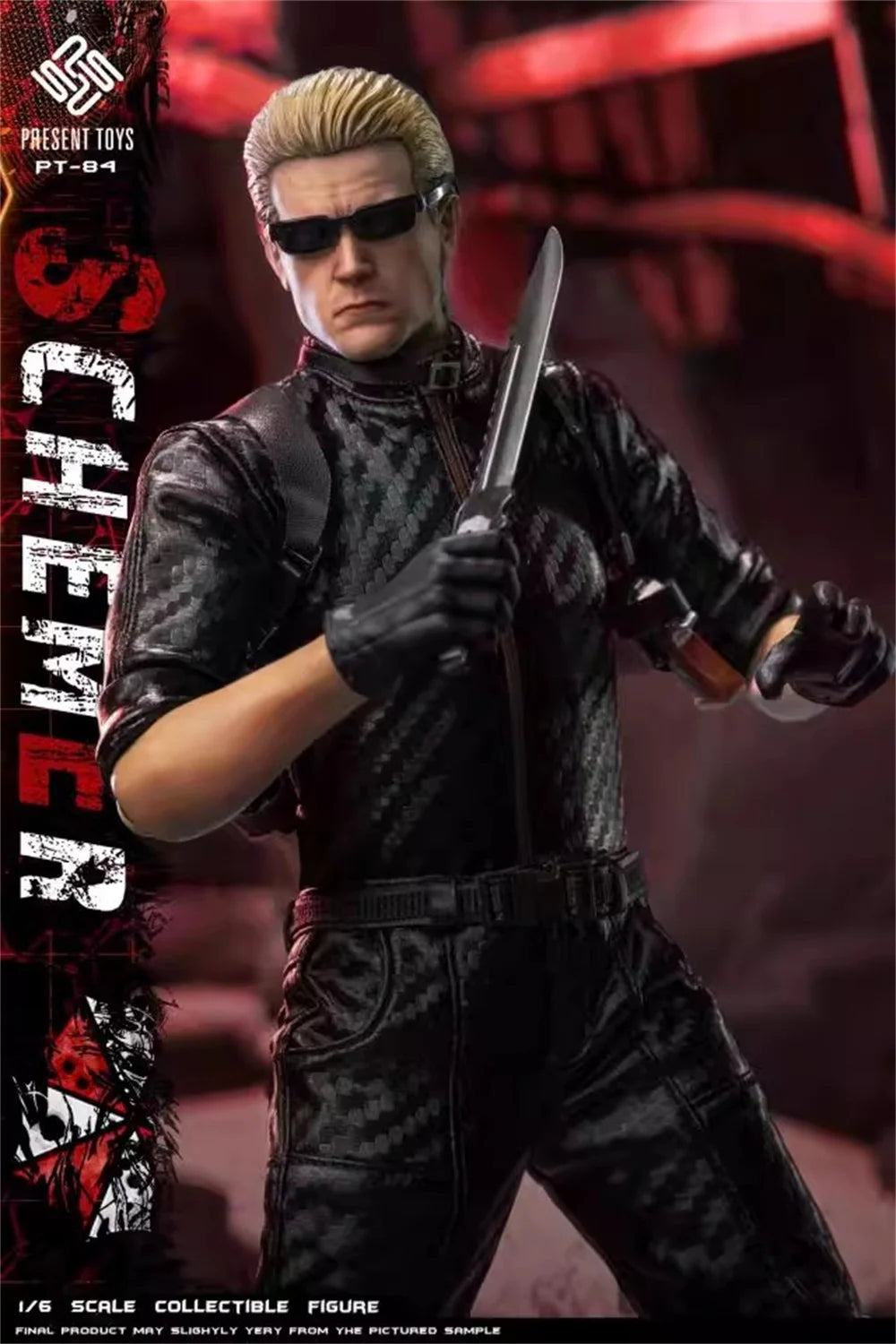 1/6 PRESENT PT-sp84 Toys Model Man Evil Full Set Moveable Action Figure About 12" Gift For Fans Collect