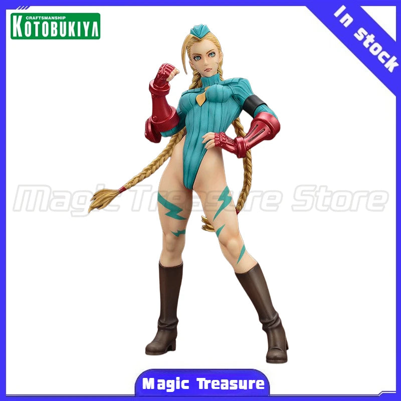 【MT】Original KOTOBUKIYA Street Fighter X Bishoujo BISHOUJO Street Fighter Zero Cammy White 1/7 Scale Figure Toy Collectible