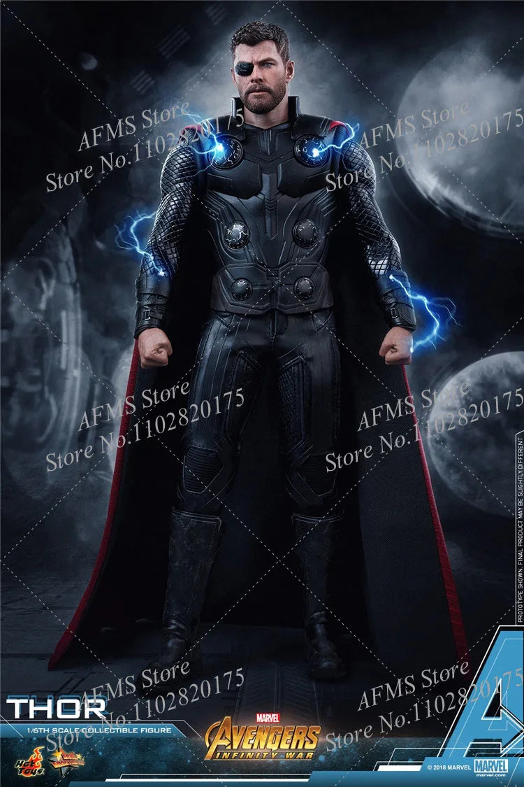 HT HotToys MMS474 1/6 Men Soldier Avengers Infinity War Thor Odinson Chris Hemsworth Dolls 12Inch Full Set Action Figure Body