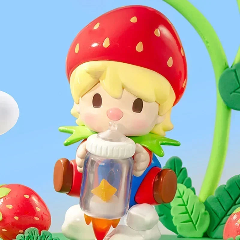 POP MART Сладък боб Плодов свят Приключенска серия Сляпа кутия Играчки Каваи Аниме Фигурка Изненада Мистериозна кутия Кукли Момичета Подарък