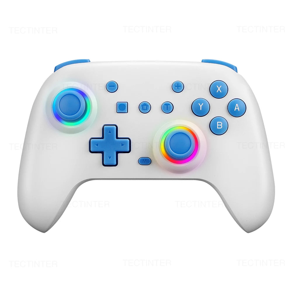 RGB Hall Effect Wireless Controller For Nintendo Switch/Switch 2/Android Gamepad PC Joystick Joypad Controle with Turbo Function